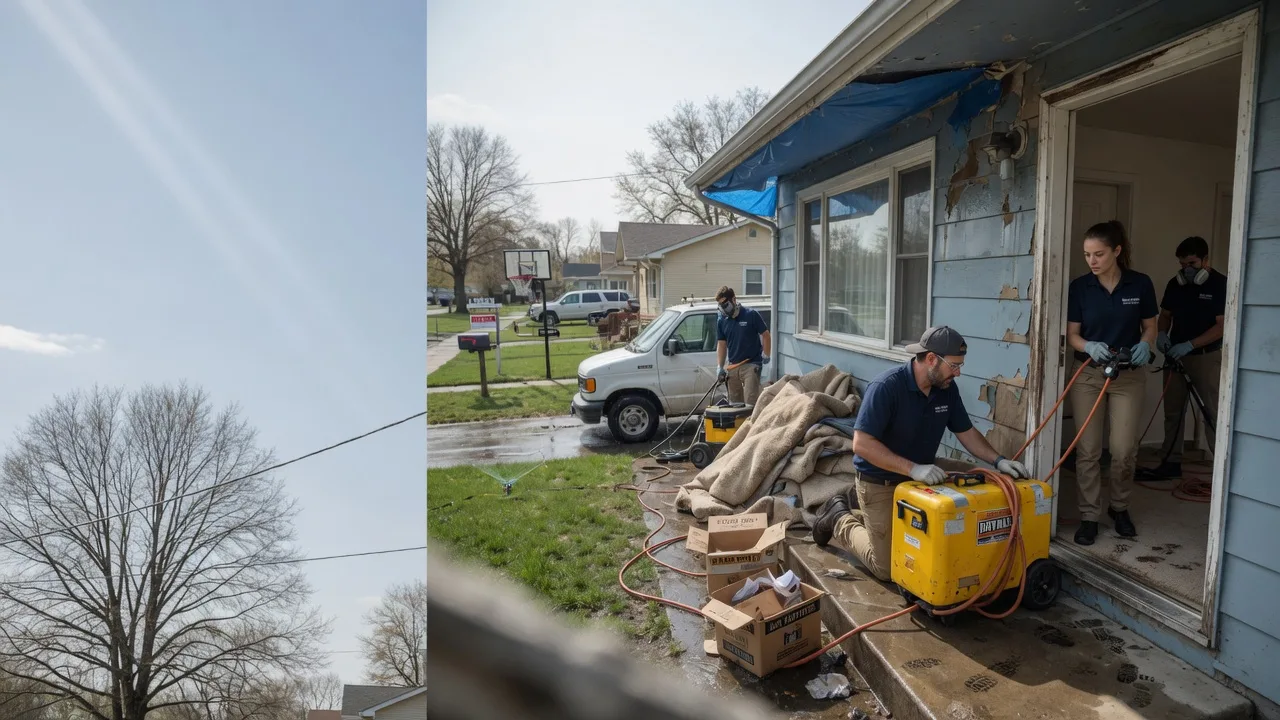 Basement Flood Cleanup in Antwerp, OH near me